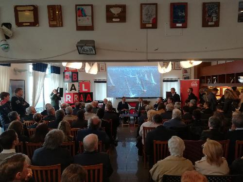 La conferenza stampa sull'edizione 51 della regata Barcolana nella sede della Società velica Barcola e Grignano